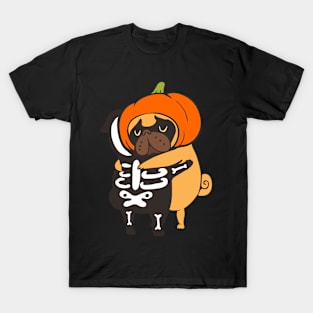 Pug Halloween Hugs T-Shirt